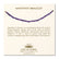 A cream, Cast of Stones-branded backing card holds a crystal-beaded bracelet labelled "Amethyst Bracelet". There is an informational paragraph below the bracelet detailing the properties of the crystal and its benefits.