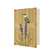 Hummingbird atop sprigs of lavender with the text "Believe" behind it.