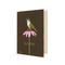 Black card with a hummingbird atop a pink coneflower. The text below reads "Blessed".