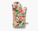 Oven Mitt with floral pattern on white background.