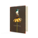 A black card with a hummingbird atop a yellow coneflower. The text below says "Thankful".