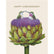 A painting of two hummingbirds sitting in a purple flower, with gold text above them that reads "Happy Anniversary!"