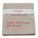 A folded beige linen tea towel with red embroidered text reading 'I hope it's the final season of this shit show.' and a white paper band labeled 'MATCHDADDY COLLECTION' with a colorful dotted border.