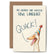 Birthday card with a duck wearing a party hat and text 'This birthday card contains fowl language. QUACK!'