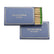 A dark blue matchbook with the saying "If you love something, set it free. If you hate something, set it on fire."
